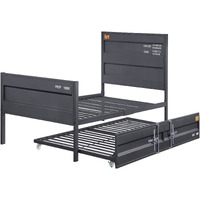 Gunmetal Full Platform Bed