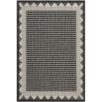 Sunshine Gc_Har2014 Anthracite 5 Ft. 3 In. X 7 Ft. 3 In. Indoor/Outdoor Area Rug