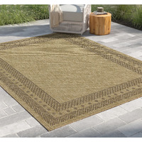 Earth Gc_Ntl1007 Jute/Mocha 7 Ft. 10 In. X 10 Ft. 3 In. Indoor/Outdoor Area Rug