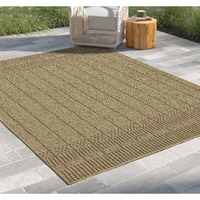 Earth Gc_Ntl1009 Jute/Mocha 7 Ft. 10 In. X 10 Ft. 3 In. Indoor/Outdoor Area Rug