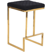 Joel Mid Century Modern Luxury Upholstered Stool