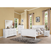 White Queen Bed