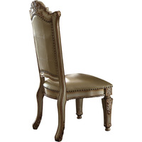 Bone And Gold Patina Side Chair With Nailhead Trim (Set Of 2)