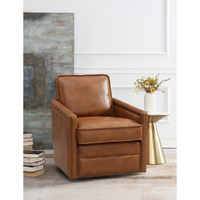 Brown Swivel Accent Chair