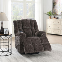 Brown Power Lift Recliner With Heating And Massage