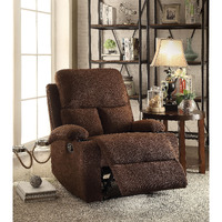 Chocolate Recliner With Cup Holder