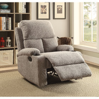 Grey Recliner With Cup Holder