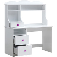 White 2-Drawer Writing Desk