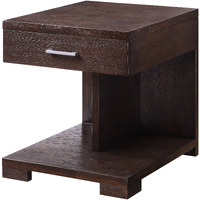 Walnut 1-Drawer End Table