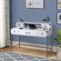 Grey And Gunmetal Writing Desk