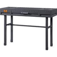 Gunmetal Writing Desk With 1 Drawer