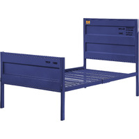 Blue Twin Platform Bed