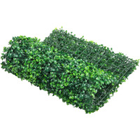 Vevor Artificial Boxwood Panel Uv 24Pcs Boxwood Hedge Wall Panels Artificial Grass Backdrop Wall 24"" X 16"" 4 Cm Green Grass Wall  Fake Hedge For Decor Privacy Fence Indoor  Outdoor Garden Backyard