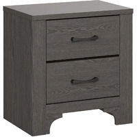 Wallace & Bay Junipe Brown 2-Drawer Nightstand