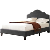 Wallace & Bay Kopa Gray King Upholstered Bed