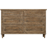 Wallace & Bay Ludin Taupe 6-Drawer Dresser