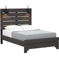 Wallace & Bay Junipe Brown Full Bed With Lights