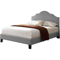 Wallace & Bay Kopa Gray Full Upholstered Bed