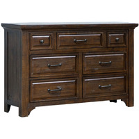 Wallace & Bay Verna Brown 7-Drawer Dresser