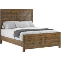 Wallace & Bay Lisque Brown Queen Bed