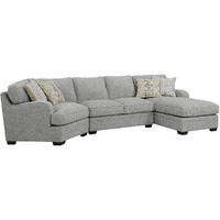 Wallace & Bay Berza Gray Right Side Facing Chaise Sectional