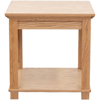 Bridgevine Home Topanga 24 Inch End Table  No Assembly Required  Natural Finish