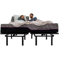 Bridgevine Home 11 Inch Renew Flex Head Memory Foam Mattress And Adjustable Base Bundle  King Size