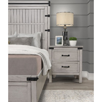 Bridgevine Home Alexandria Nightstand  Mountain Mist Finish