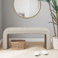 Boucle Waterfall Bench