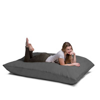 Jaxx 5.5 Ft Pillow Saxx Bean Bag Pillow  Charcoal