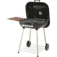 22"" Deluxe Covered Brazier Grill With Shelf