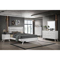 Acme Cerys Queen Bed White Finish Bd01558Q