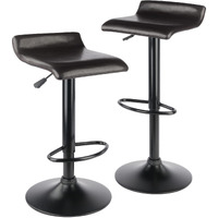 Winsome Pairs Stool  Espressoblack