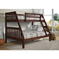 Twin/Full Mission Bunkbed Cappuccino