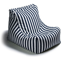 Jaxx Ponce Outdoor Bean Bag Chair  Navy Stripes