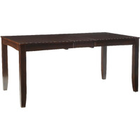 East West Furniture Lyt-Cap-T Lynfield Kitchen Rectangle Dining Table Top With Butterfly Leaf  36X66 Inch  Cappuccino