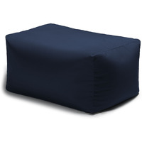 Jaxx Leon Outdoor Bean Bag Ottoman  Navy