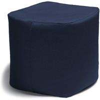 Jaxx Luckie Outdoor Patio Bean Bag Ottoman  Navy