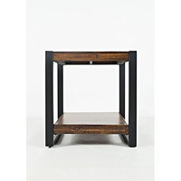 Jofran:   Loftworks  Square End Table  23""W X 23""D X 24""H  Loftworks Finish  (Set Of 1)