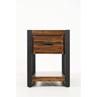 Loftworks Modern Acacia Chairside Table With Drawer