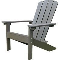 Lakeside Faux Wood Adirondack Chair  Espresso