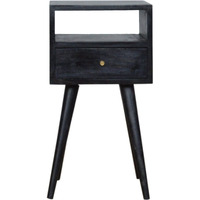 Mini Ash Black Bedside