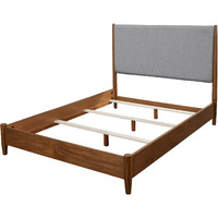 Flynn Standard King Panel Bed  Acorn/Grey