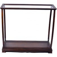 13"" X 34"" X 31.5"" Classic Brown For Midsize Tall Ship  Display Case