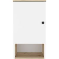 Arya Medicine Cabinet - Light Oak - White