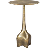 Lexi Side Table Antique Brass