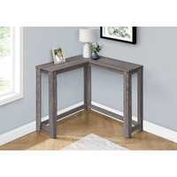 Accent Table  Console  Entryway  Narrow  Corner  Living Room  Bedroom  Laminate  Grey  Contemporary  Modern