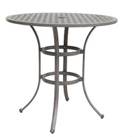 42 Inches Cast Aluminum Round Bar Table(D0102H5L5Nj)