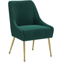 Maxine Dining Chair Green & Gold