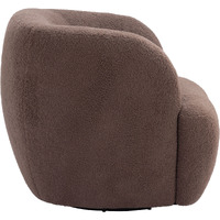 Govan Swivel Chair Brown